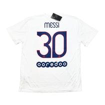 Buy 2021/22 PSG Messi 30 *BNWT* Tee (Multiple Sizes) Nike ~ Free worldwide shipping ~ Authentic Vintage Football Shirts from Cult Kits