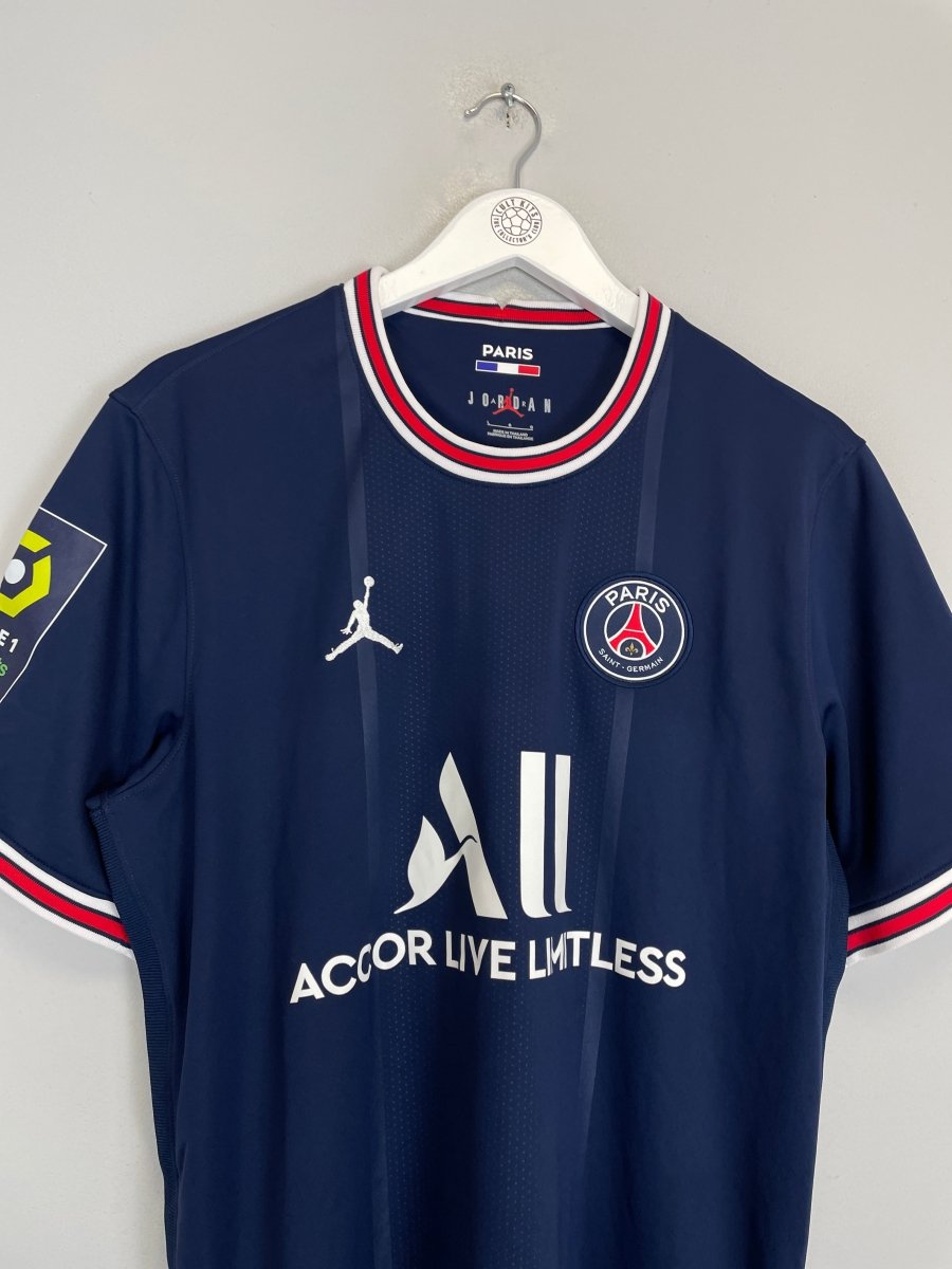 2021/22 PSG MESSI 30 HOME SHIRT (L) JORDAN - Cult Kits - Large - Buy Vintage Football Shirts, Authentic Retro Football Shirts For Sale, Classic Football Shirts & Soccer Jersey