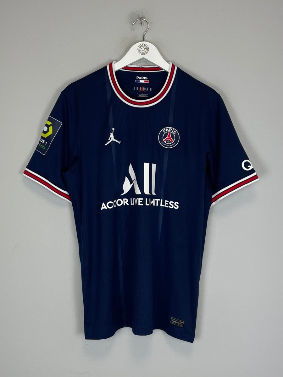 2021/22 PSG MESSI 30 HOME SHIRT (L) JORDAN - Cult Kits - Large - Buy Vintage Football Shirts, Authentic Retro Football Shirts For Sale, Classic Football Shirts & Soccer Jersey