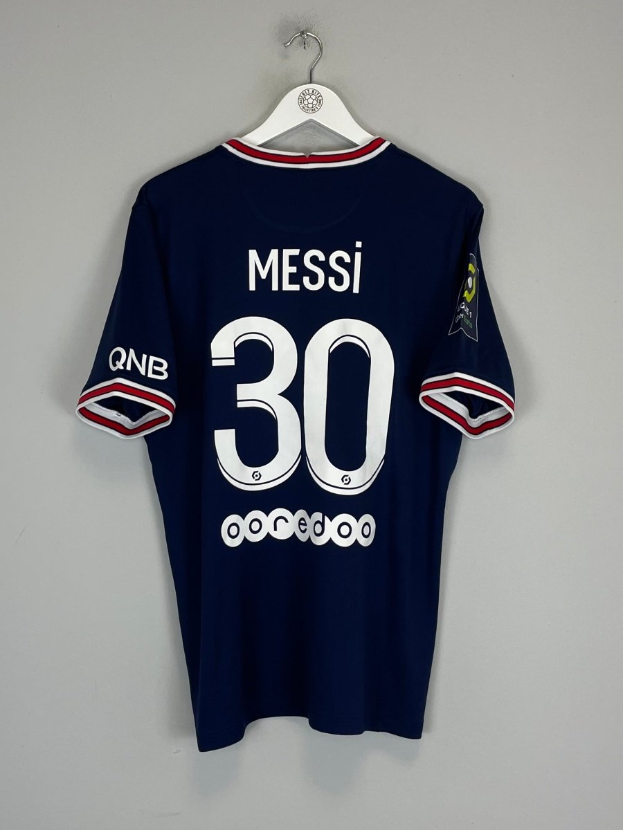 2021/22 PSG MESSI 30 HOME SHIRT (L) JORDAN - Cult Kits - Large - Buy Vintage Football Shirts, Authentic Retro Football Shirts For Sale, Classic Football Shirts & Soccer Jersey