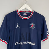 Shop 2021/22 PSG MESSI #30 HOME SHIRT (M) JORDAN, classic football shirts, vintage football shirts & retro soccer jerseys at Cult Kits