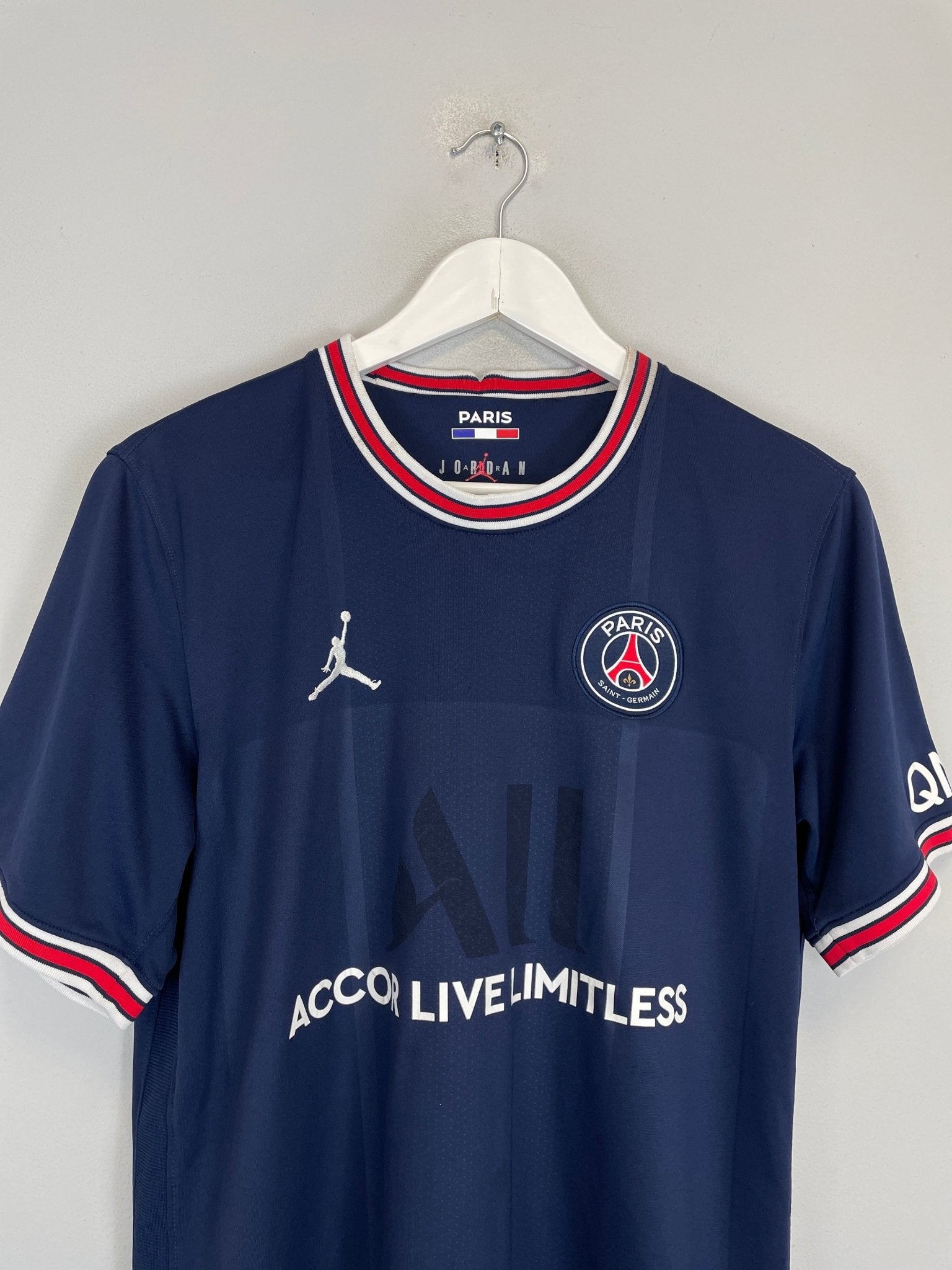 Shop 2021/22 PSG MESSI #30 HOME SHIRT (M) JORDAN, classic football shirts, vintage football shirts & retro soccer jerseys at Cult Kits