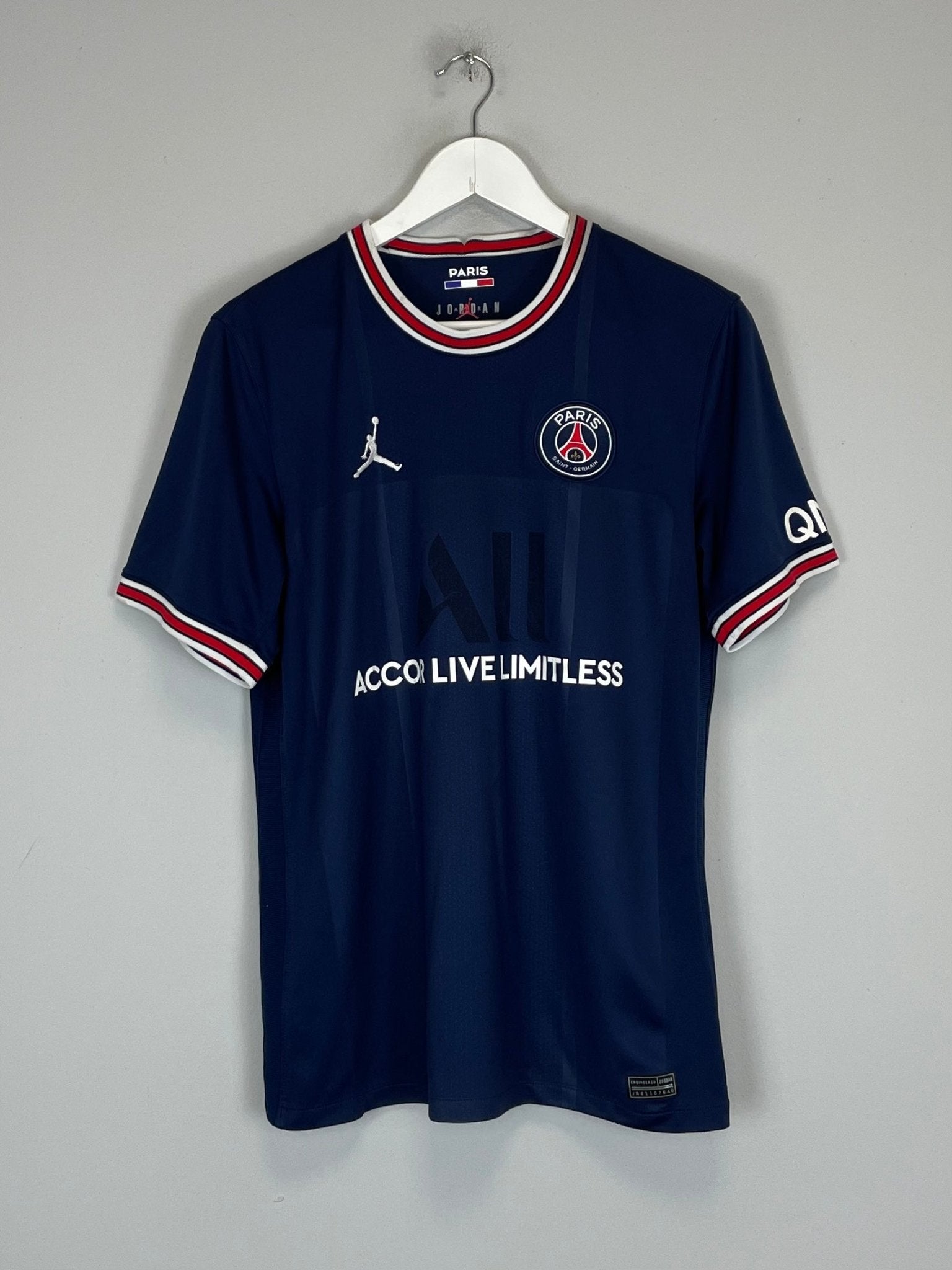 Shop 2021/22 PSG MESSI #30 HOME SHIRT (M) JORDAN, classic football shirts, vintage football shirts & retro soccer jerseys at Cult Kits