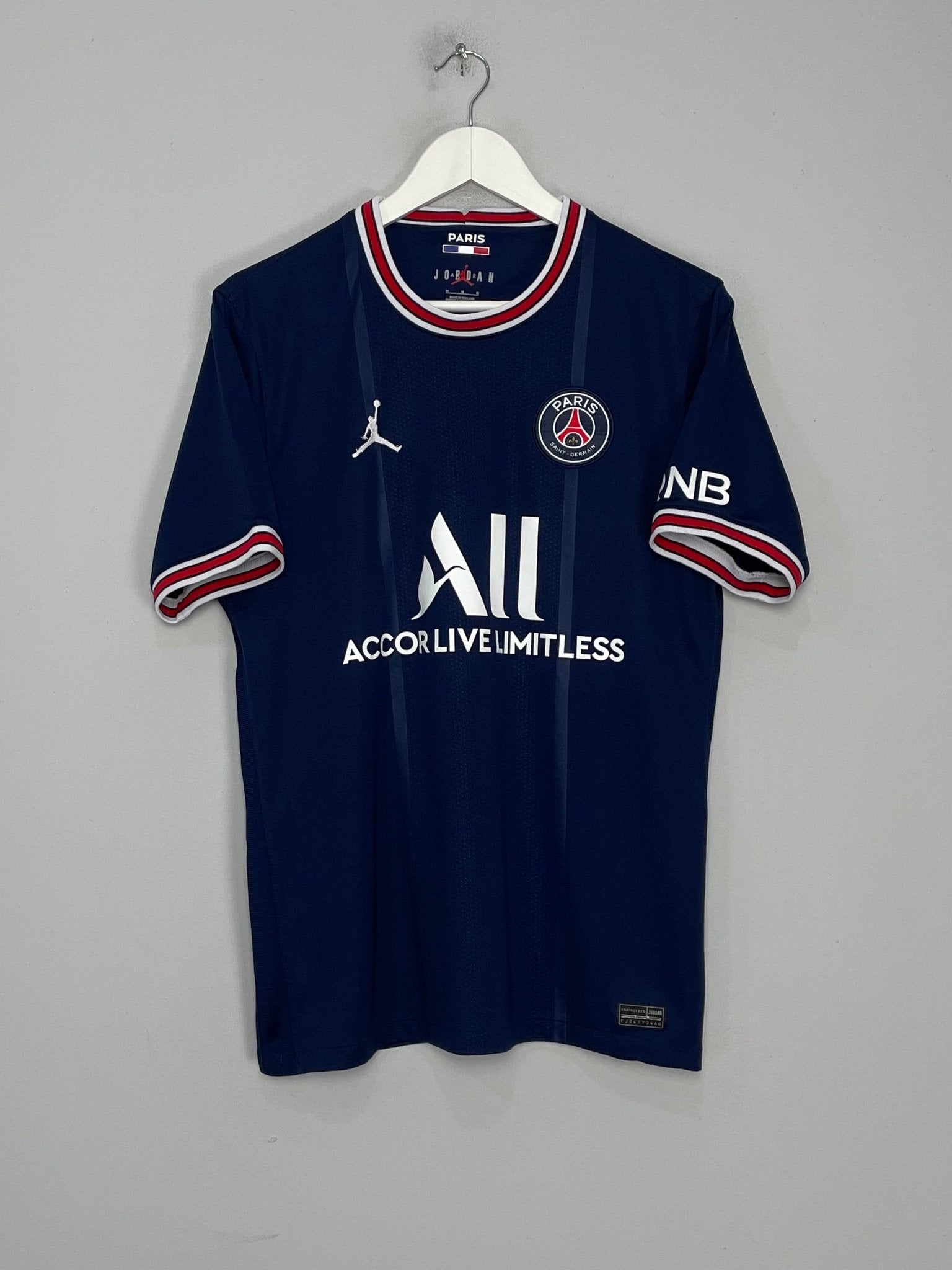 Shop 2021/22 PSG MESSI #30 HOME SHIRT (M) JORDAN, classic football shirts, vintage football shirts & retro soccer jerseys at Cult Kits