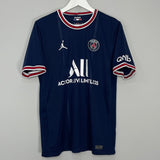 Shop 2021/22 PSG MESSI #30 HOME SHIRT (M) JORDAN, classic football shirts, vintage football shirts & retro soccer jerseys at Cult Kits