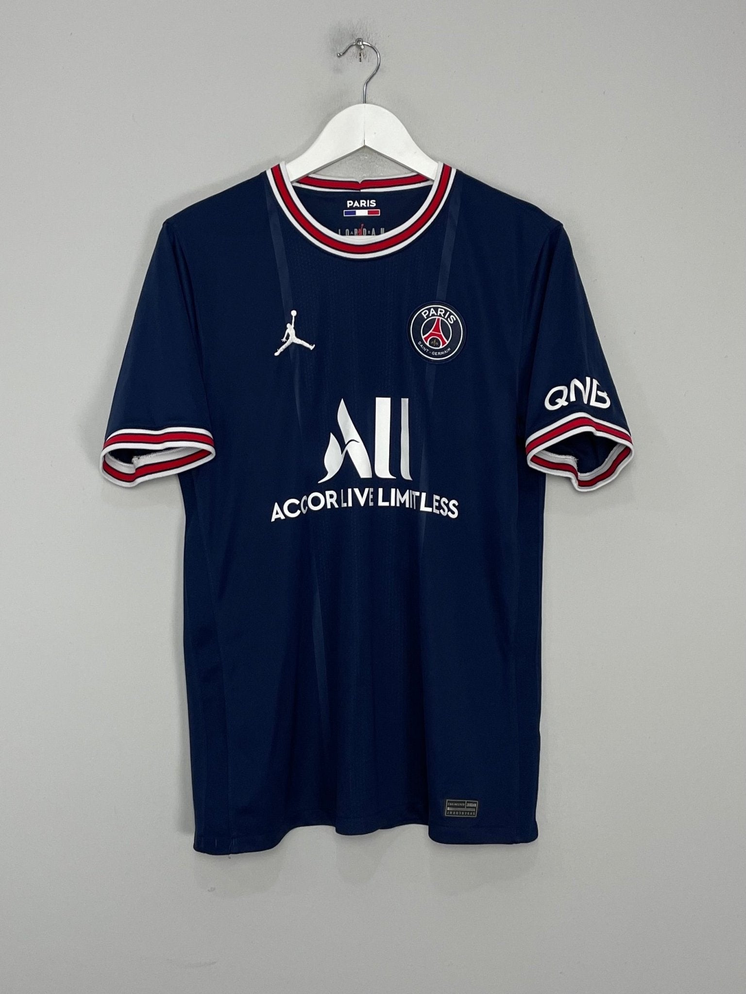 Shop 2021/22 PSG MESSI #30 HOME SHIRT (M) JORDAN, classic football shirts, vintage football shirts & retro soccer jerseys at Cult Kits