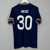 Shop 2021/22 PSG MESSI #30 HOME SHIRT (M) JORDAN, classic football shirts, vintage football shirts & retro soccer jerseys at Cult Kits