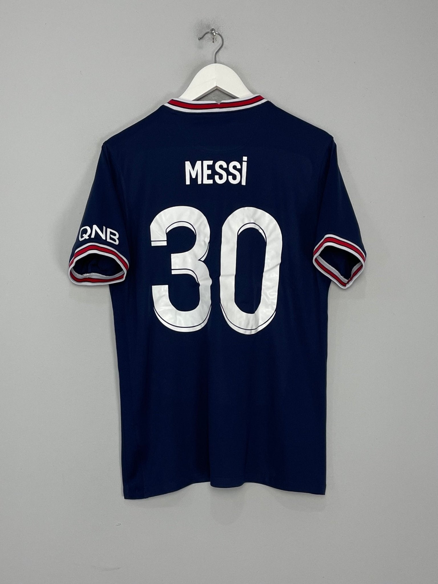 Shop 2021/22 PSG MESSI #30 HOME SHIRT (M) JORDAN, classic football shirts, vintage football shirts & retro soccer jerseys at Cult Kits