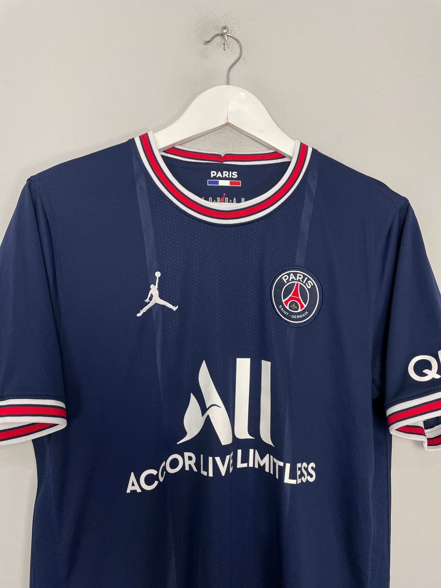 Shop 2021/22 PSG MESSI #30 HOME SHIRT (M) JORDAN, classic football shirts, vintage football shirts & retro soccer jerseys at Cult Kits