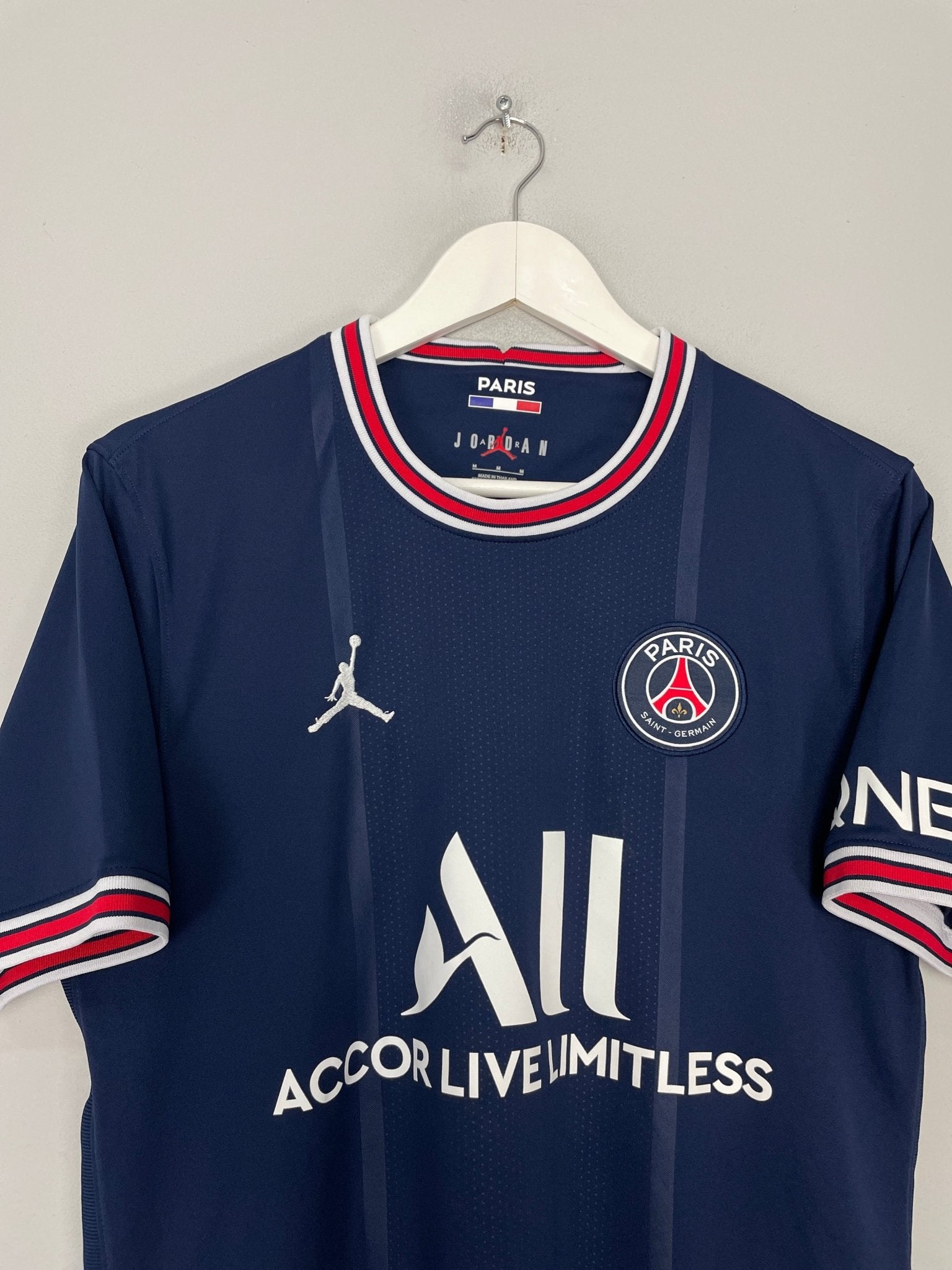 Shop 2021/22 PSG MESSI #30 HOME SHIRT (M) JORDAN, classic football shirts, vintage football shirts & retro soccer jerseys at Cult Kits