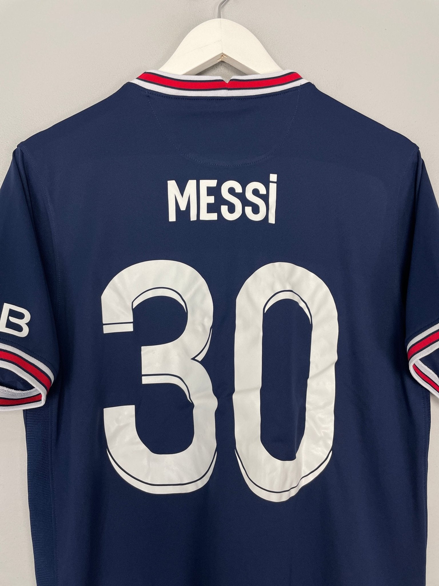 Shop 2021/22 PSG MESSI #30 HOME SHIRT (M) JORDAN, classic football shirts, vintage football shirts & retro soccer jerseys at Cult Kits