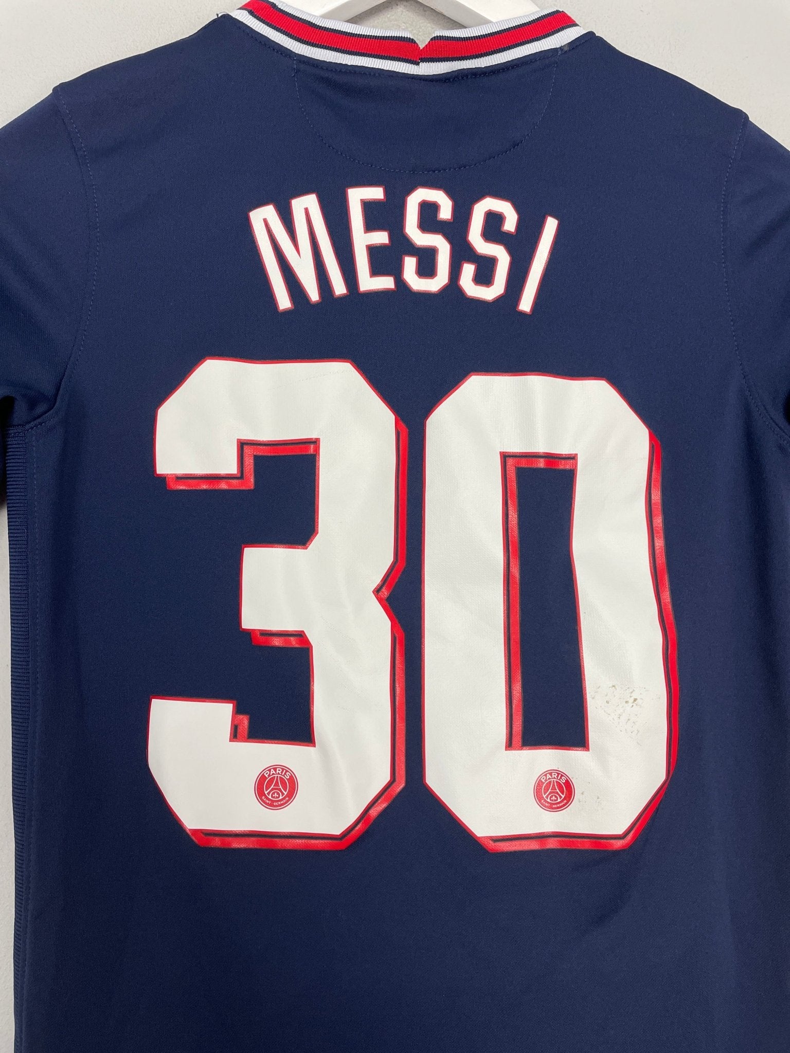 Shop 2021/22 PSG MESSI #30 HOME SHIRT (M.KIDS) JORDAN, classic football shirts, vintage football shirts & retro soccer jerseys at Cult Kits