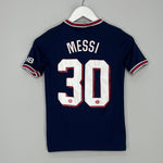 Shop 2021/22 PSG MESSI #30 HOME SHIRT (M.KIDS) JORDAN, classic football shirts, vintage football shirts & retro soccer jerseys at Cult Kits