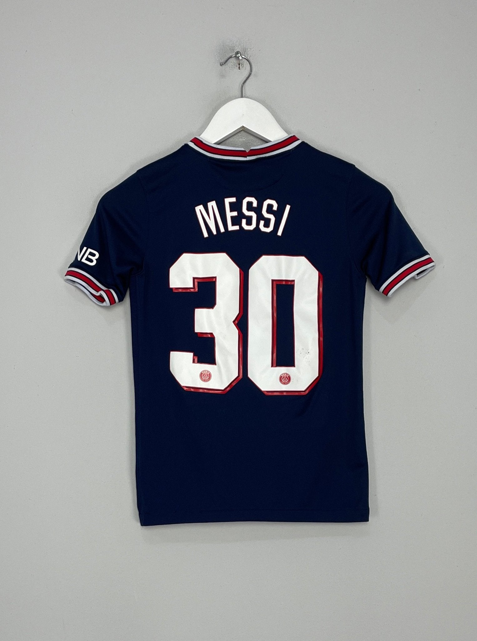 Shop 2021/22 PSG MESSI #30 HOME SHIRT (M.KIDS) JORDAN, classic football shirts, vintage football shirts & retro soccer jerseys at Cult Kits