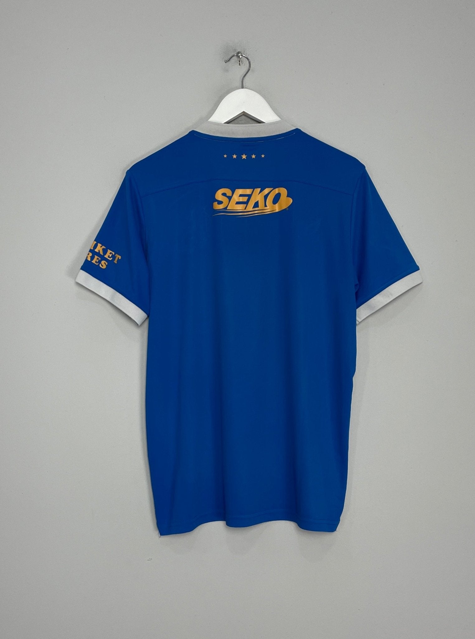 Shop 2021/22 RANGERS HOME SHIRT (L) CASTORE, classic football shirts, vintage football shirts & retro soccer jerseys at Cult Kits