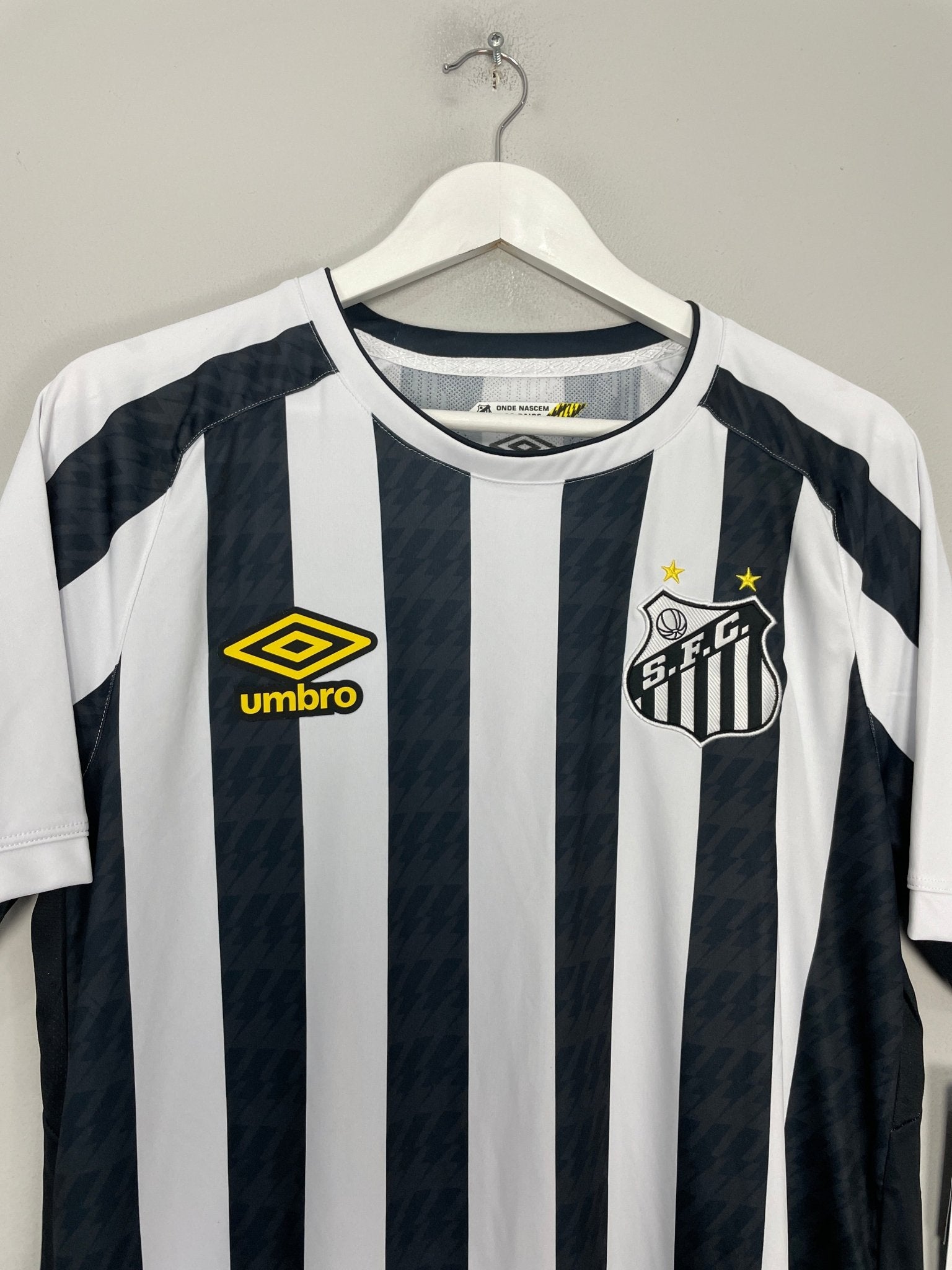 Shop 2021/22 SANTOS *BNWT* AWAY SHIRT (L) UMBRO, classic football shirts, vintage football shirts & retro soccer jerseys at Cult Kits