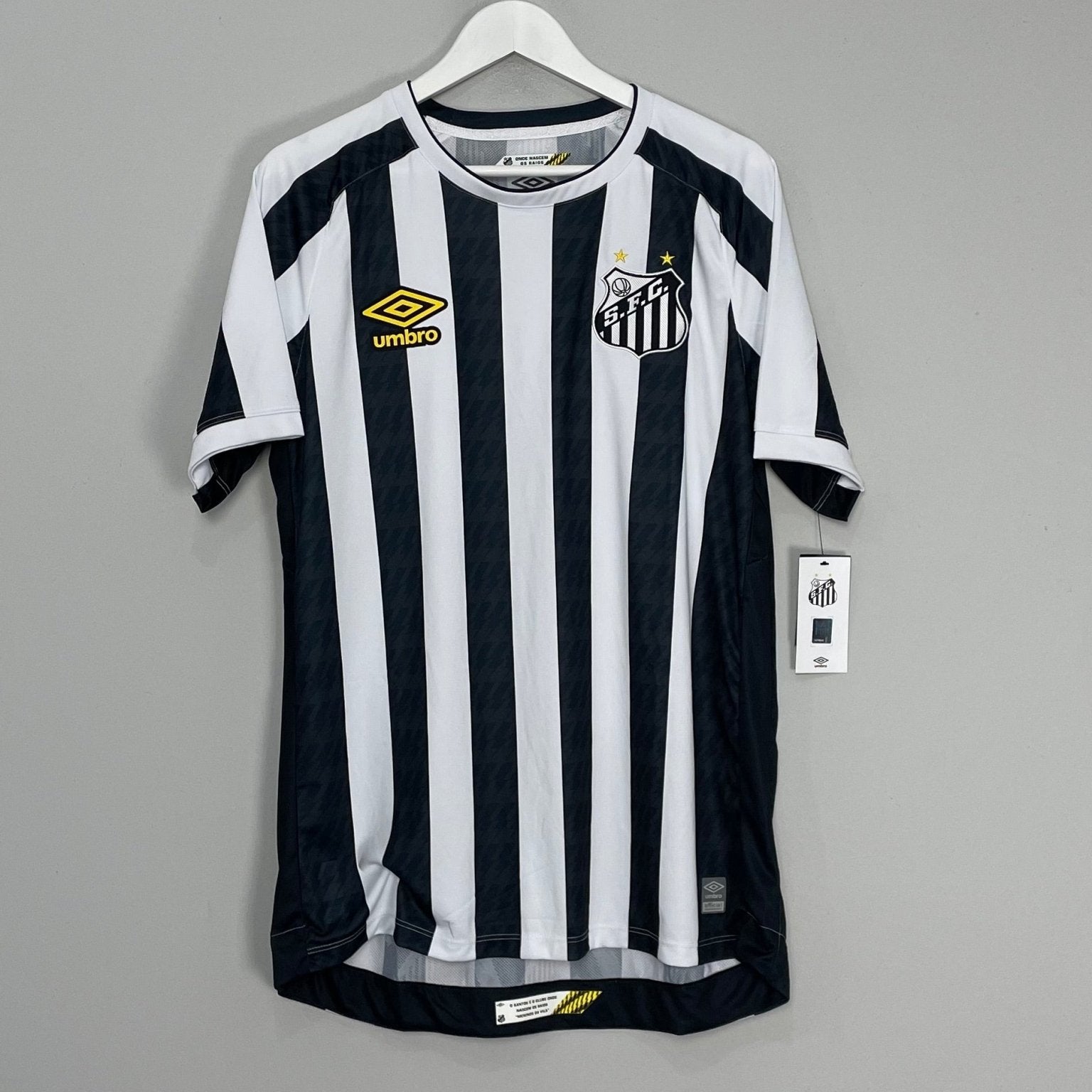 Shop 2021/22 SANTOS *BNWT* AWAY SHIRT (L) UMBRO, classic football shirts, vintage football shirts & retro soccer jerseys at Cult Kits