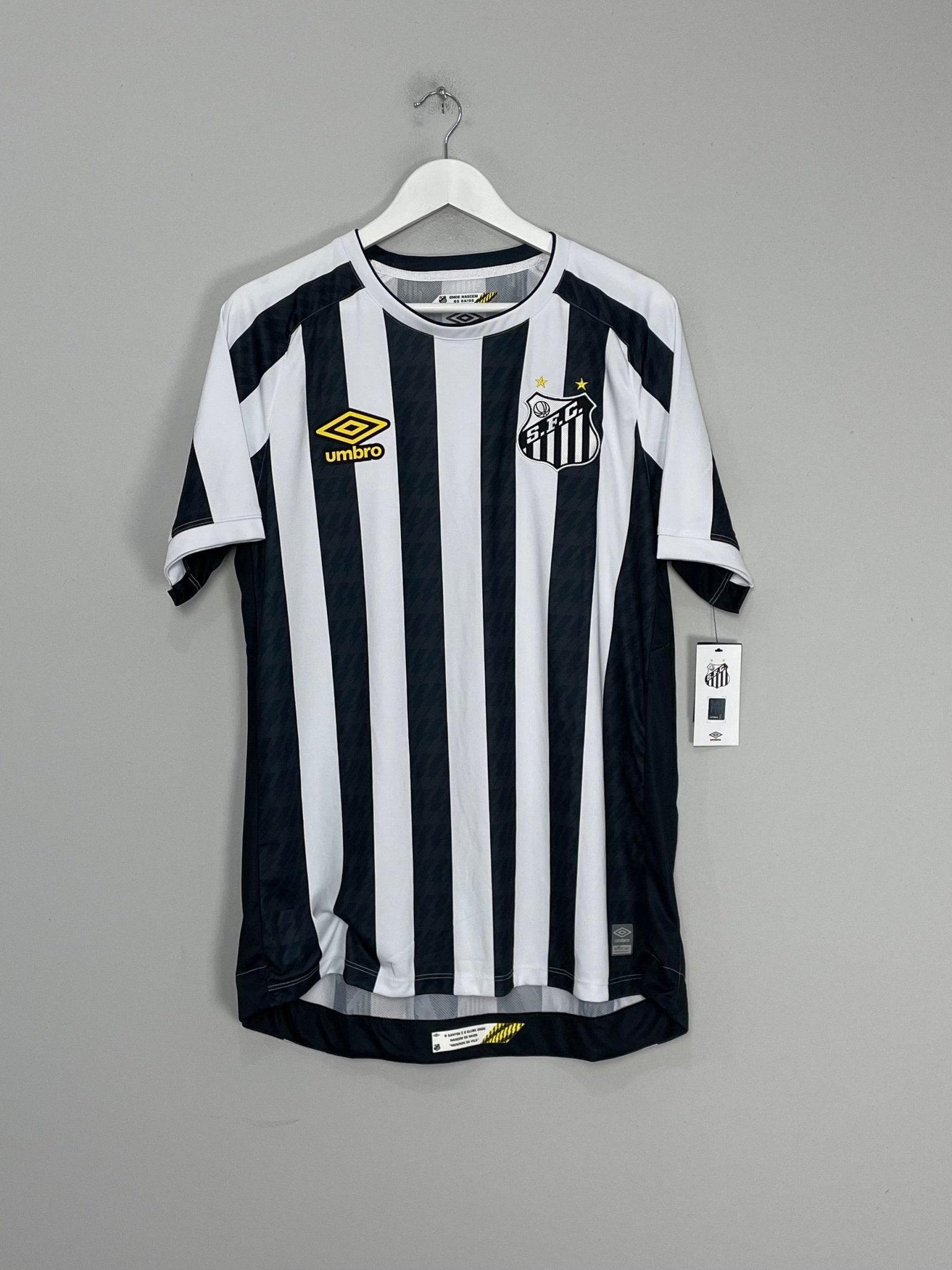Shop 2021/22 SANTOS *BNWT* AWAY SHIRT (L) UMBRO, classic football shirts, vintage football shirts & retro soccer jerseys at Cult Kits