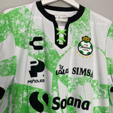 Shop 2021/22 SANTOS LAGUNA *BNWT* LUCHO LIBRA SPECIAL EDITION SHIRT (L) CHARLY, classic football shirts, vintage football shirts & retro soccer jerseys at Cult Kits
