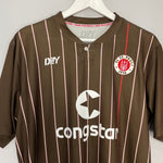 Shop 2021/22 ST PAULI HOME SHIRT (L) DI!Y, classic football shirts, vintage football shirts & retro soccer jerseys at Cult Kits