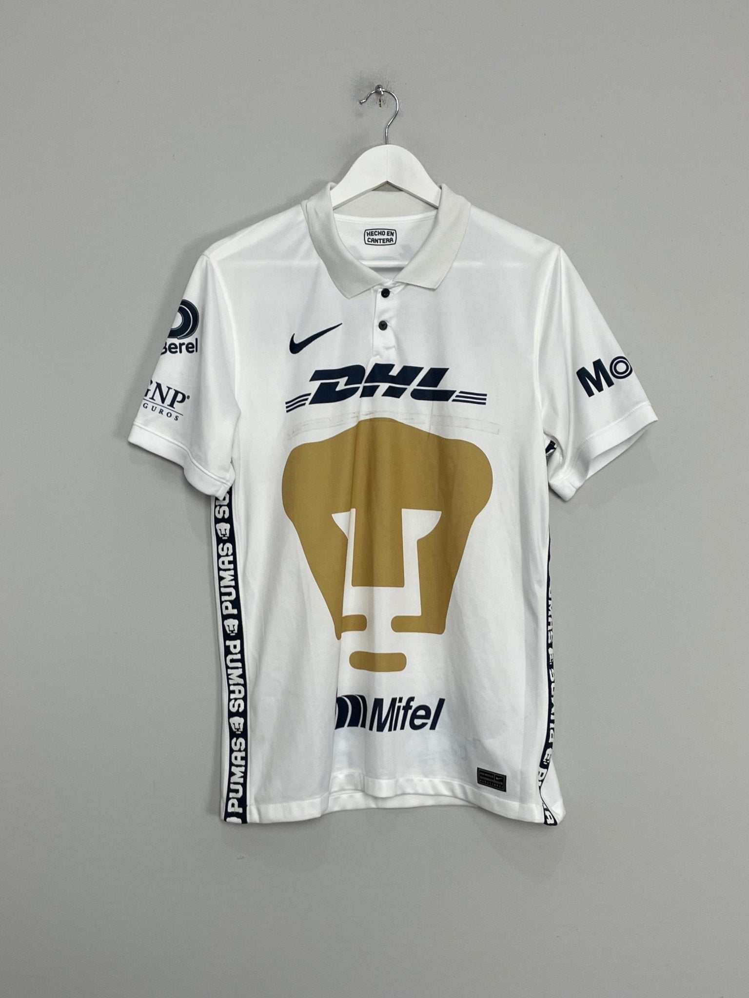 Shop 2021/22 UNAM PUMAS HOME SHIRT (M) NIKE, classic football shirts, vintage football shirts & retro soccer jerseys at Cult Kits
