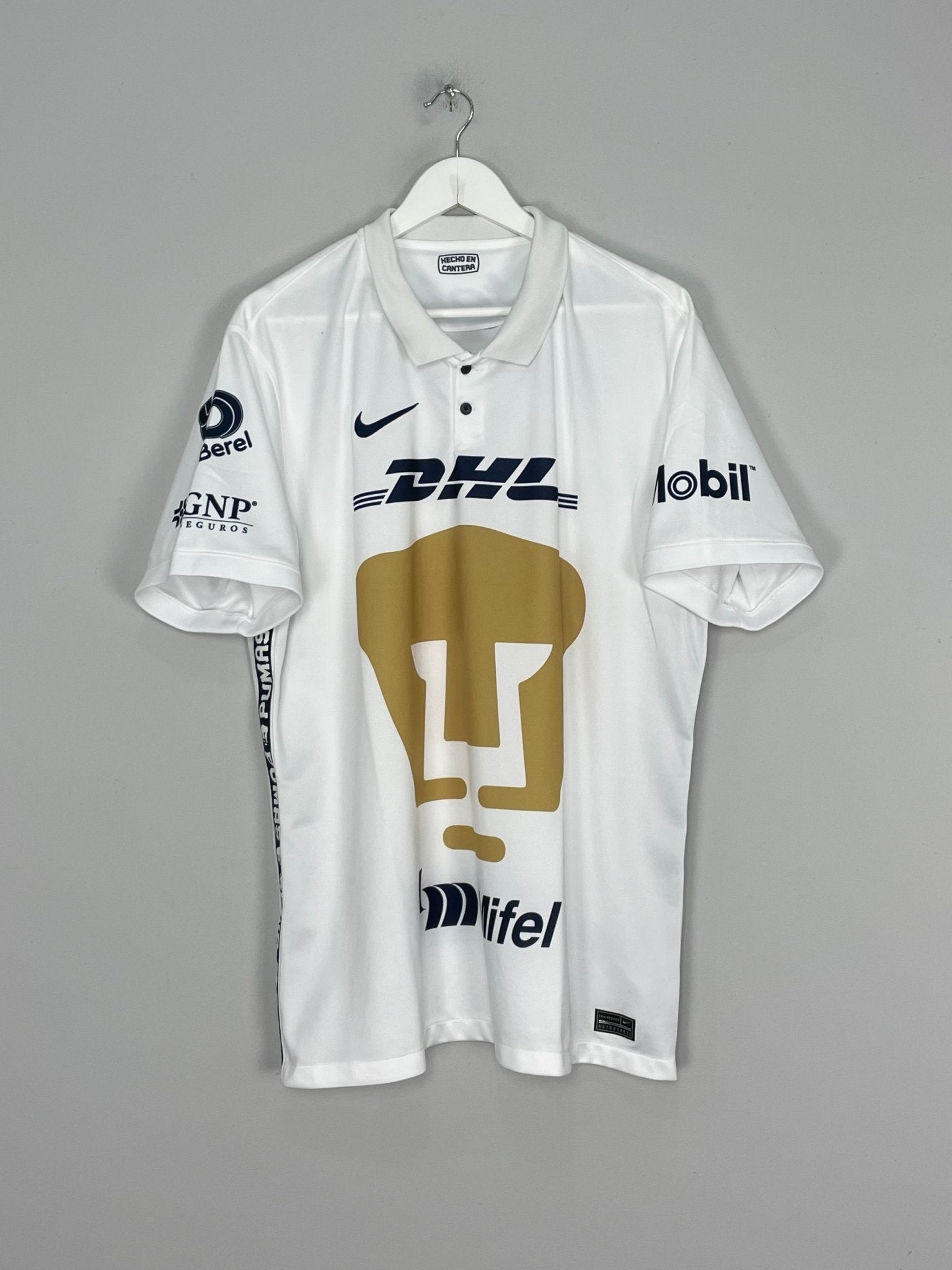 Shop 2021/22 UNAM PUMAS HOME SHIRT (XL) NIKE, classic football shirts, vintage football shirts & retro soccer jerseys at Cult Kits