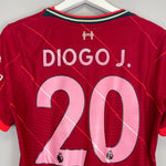 Shop 2021/22 LIVERPOOL DIOGO J #20 AUTHENTIC HOME SHIRT (M) NIKE, classic football shirts, vintage football shirts & retro soccer jerseys at Cult Kits