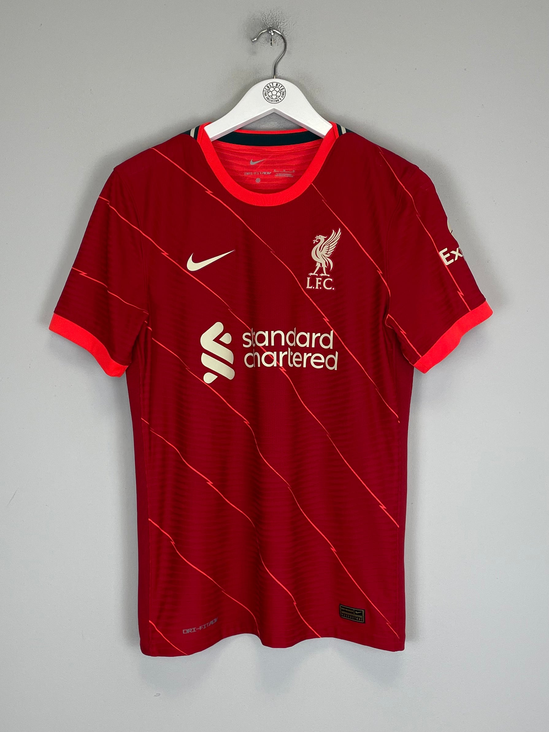 Shop 2021/22 LIVERPOOL DIOGO J #20 AUTHENTIC HOME SHIRT (M) NIKE, classic football shirts, vintage football shirts & retro soccer jerseys at Cult Kits