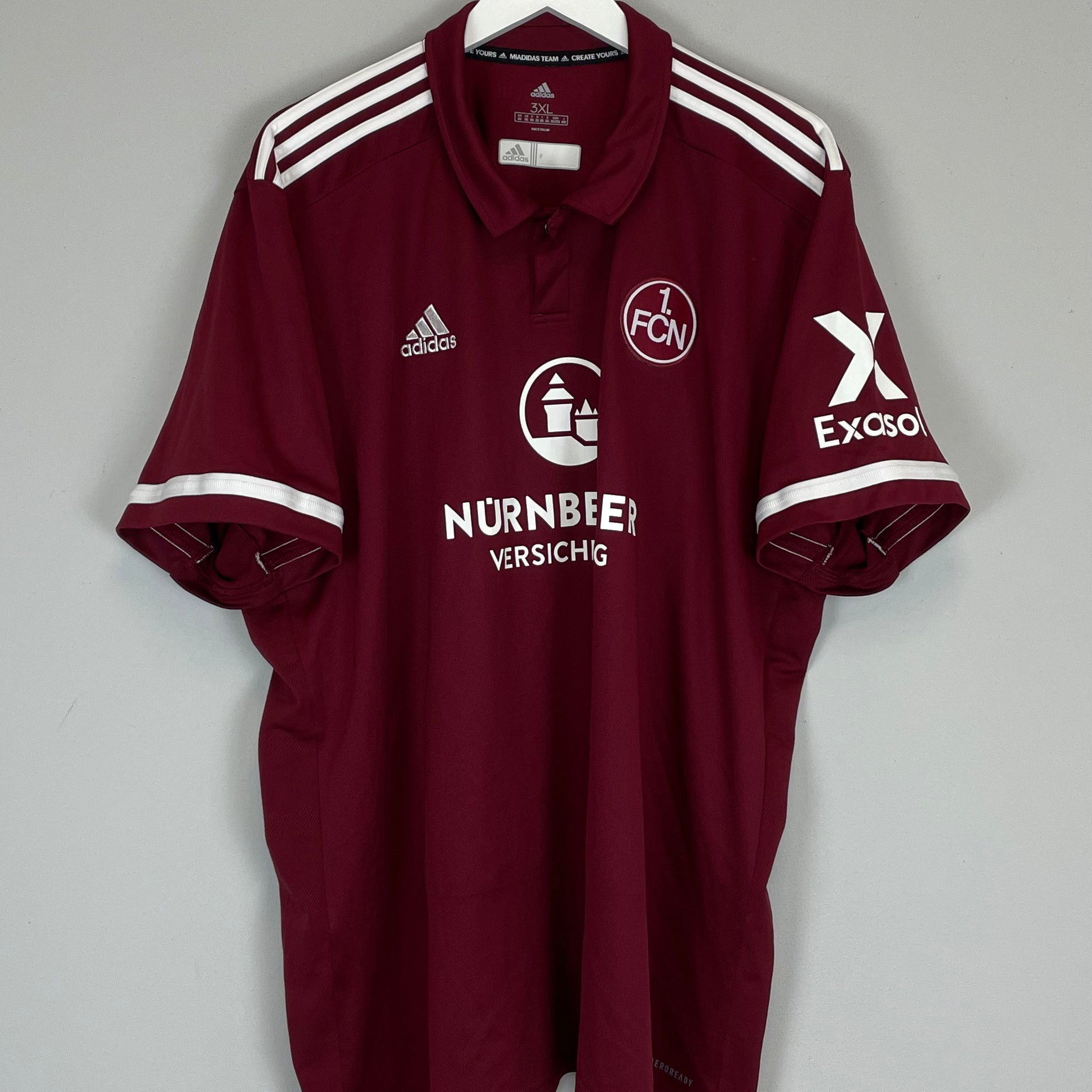 Shop 2021/22 NURNBURG HOME SHIRT (XXXL) ADIDAS, classic football shirts, vintage football shirts & retro soccer jerseys at Cult Kits