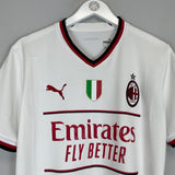 2022/23 AC MILAN AWAY SHIRT (M) PUMA - Cult Kits - Medium - Buy Vintage Football Shirts, Authentic Retro Football Shirts For Sale, Classic Football Shirts & Soccer Jersey