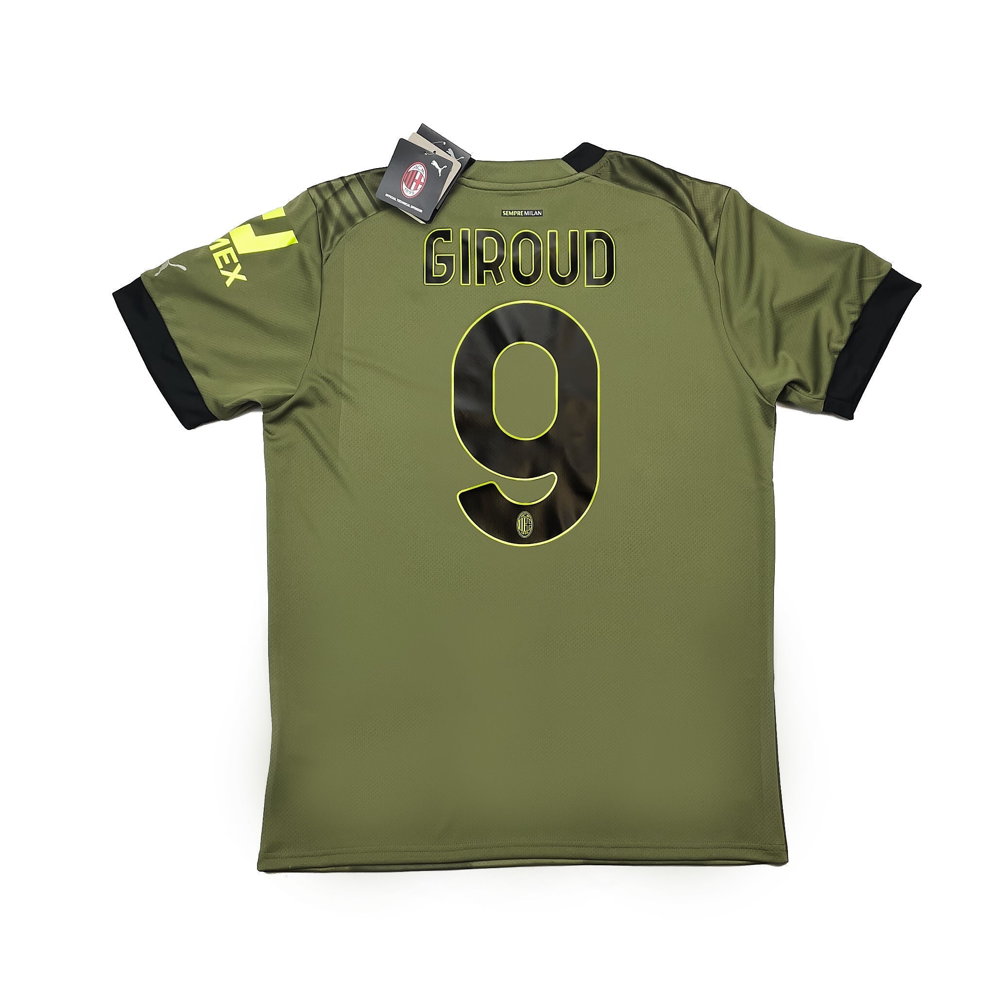 Buy 2022/23 AC Milan Giroud 9 *BNWT* Third Shirt (Multiple) Puma ~ Free worldwide shipping ~ Authentic Vintage Football Shirts from Cult Kits