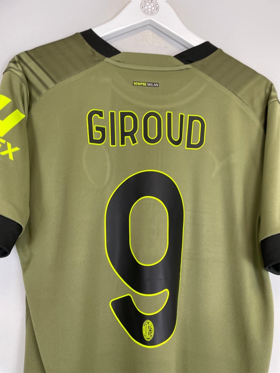 2022/23 AC MILAN GIROUD 9 THIRD SHIRT (L) PUMA - Cult Kits - Large - Buy Vintage Football Shirts, Authentic Retro Football Shirts For Sale, Classic Football Shirts & Soccer Jersey