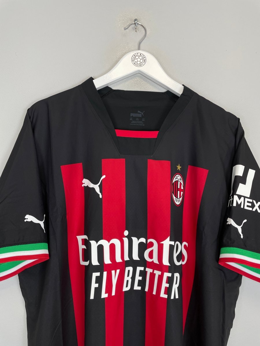 2022/23 AC MILAN R.LEAO 17 *AUTHENTIC* HOME SHIRT (XXL) PUMA - Cult Kits - XXL - Buy Vintage Football Shirts, Authentic Retro Football Shirts For Sale, Classic Football Shirts & Soccer Jersey