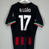 2022/23 AC MILAN R.LEAO 17 *AUTHENTIC* HOME SHIRT (XXL) PUMA - Cult Kits - XXL - Buy Vintage Football Shirts, Authentic Retro Football Shirts For Sale, Classic Football Shirts & Soccer Jersey