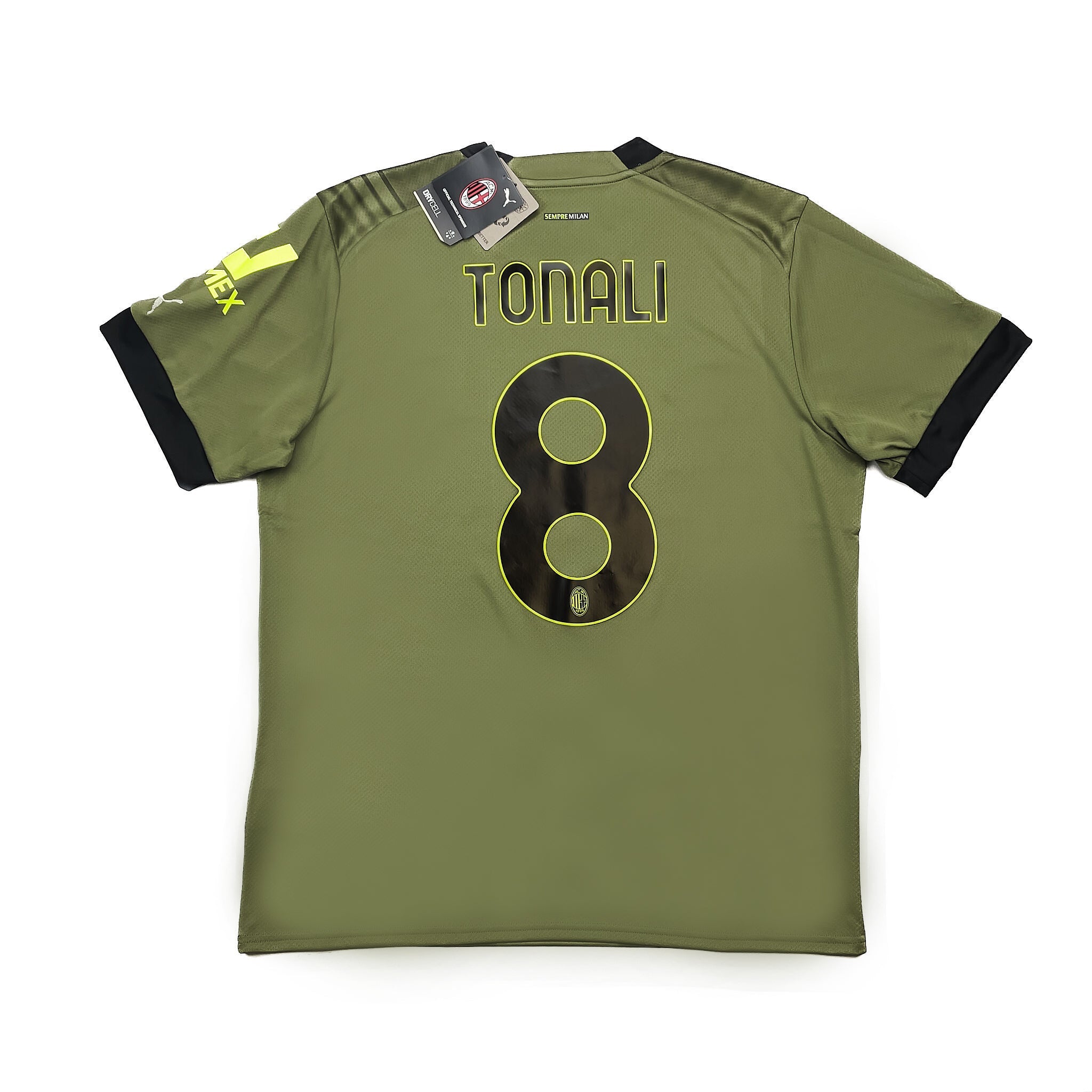 Buy 2022/23 AC Milan Tonali 8 *BNWT* Third Shirt (Multiple) Puma ~ Free worldwide shipping ~ Authentic Vintage Football Shirts from Cult Kits