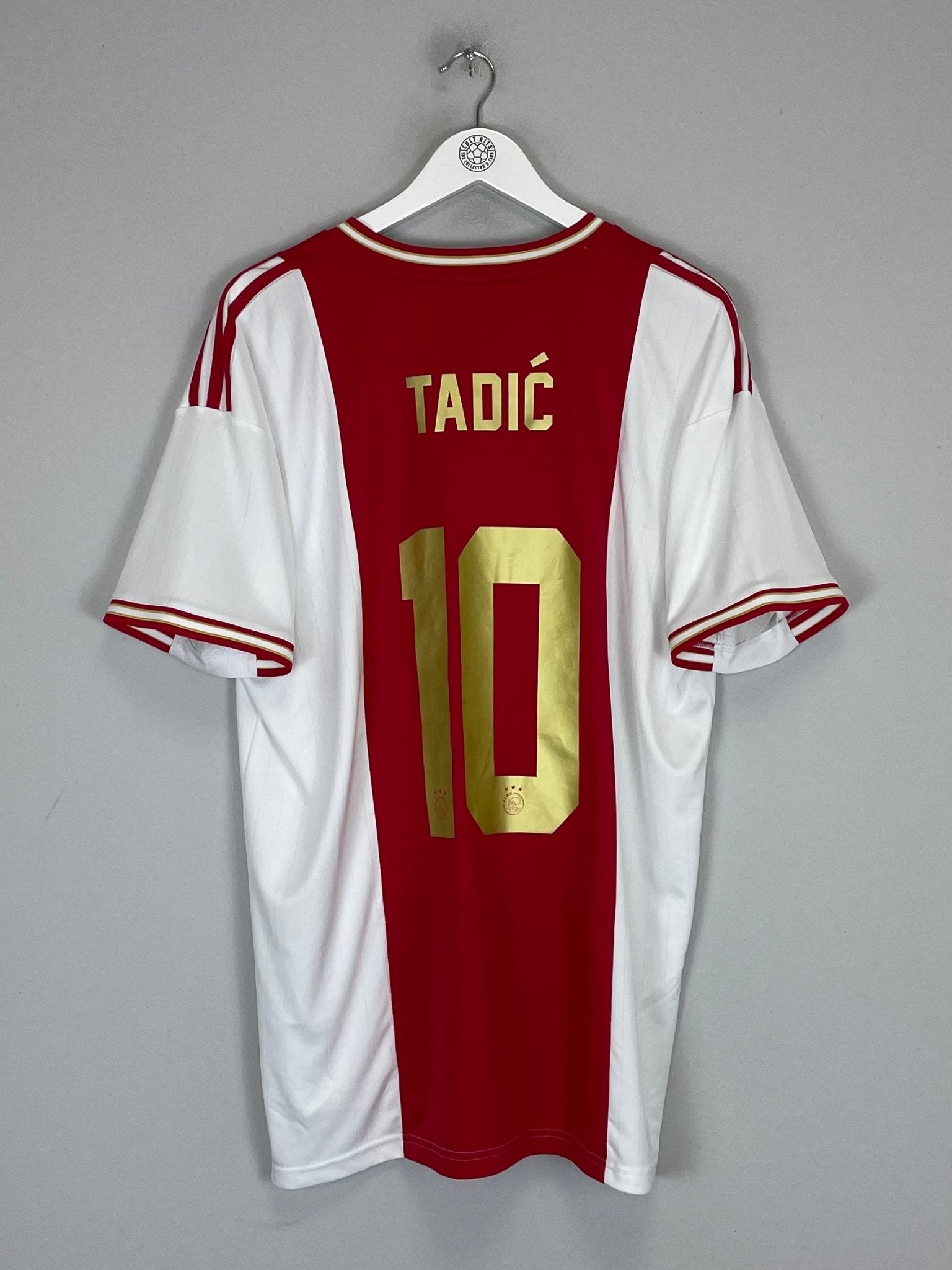 Shop 2022/23 AJAX TADIC #10 HOME SHIRT (XL) ADIDAS, classic football shirts, vintage football shirts & retro soccer jerseys at Cult Kits