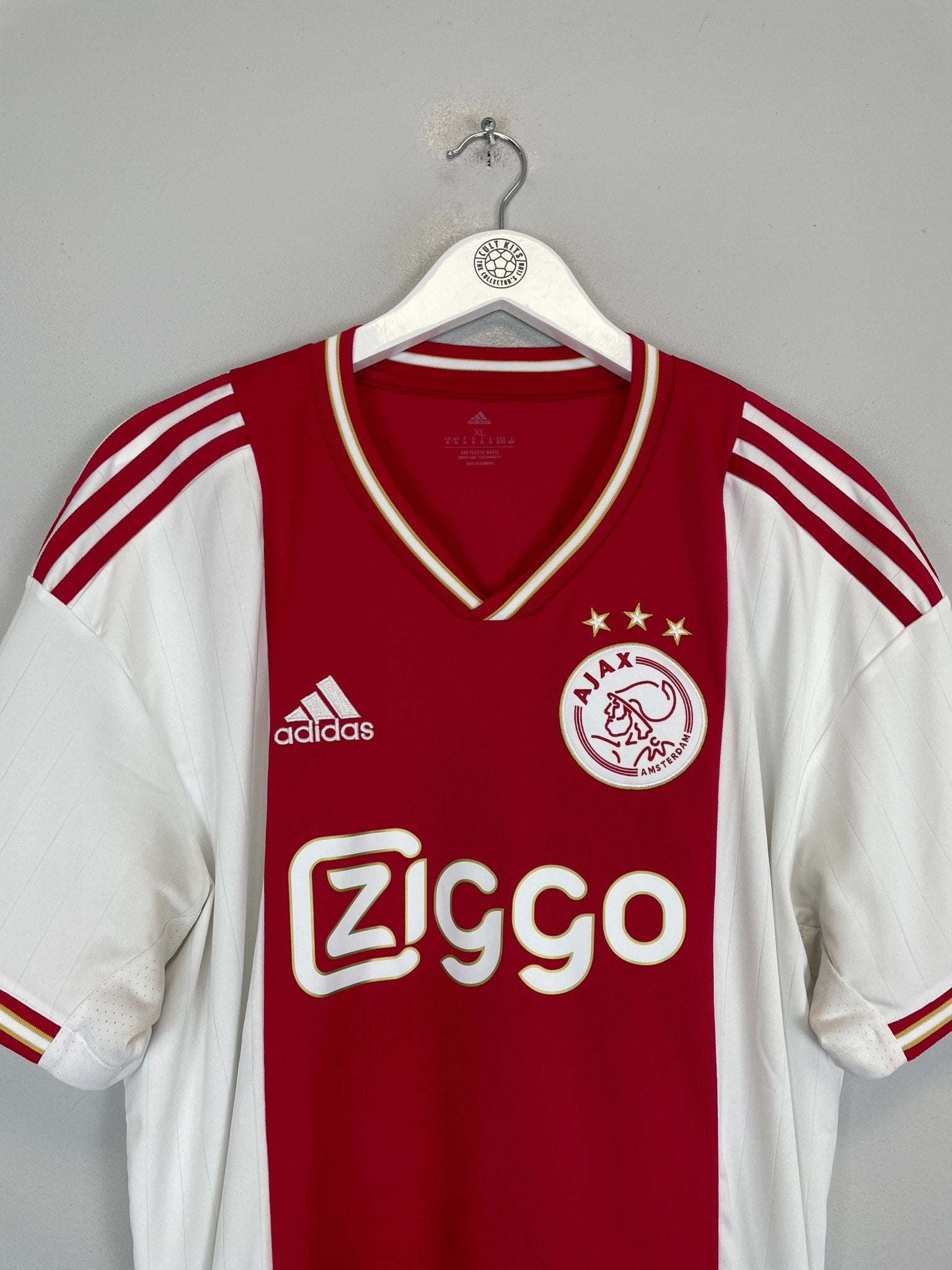 Shop 2022/23 AJAX TADIC #10 HOME SHIRT (XL) ADIDAS, classic football shirts, vintage football shirts & retro soccer jerseys at Cult Kits