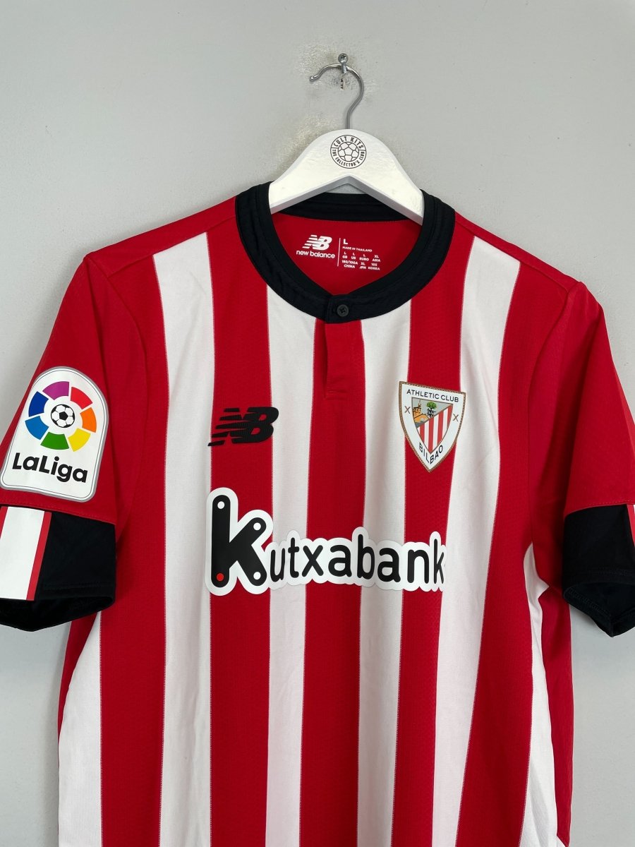 2022/23 ATHLETIC BILBAO WILLIAMS 9 *MATCH WORN* HOME SHIRT (L) NEW BALANCE - Cult Kits - Large - Buy Vintage Football Shirts, Authentic Retro Football Shirts For Sale, Classic Football Shirts & Soccer Jersey