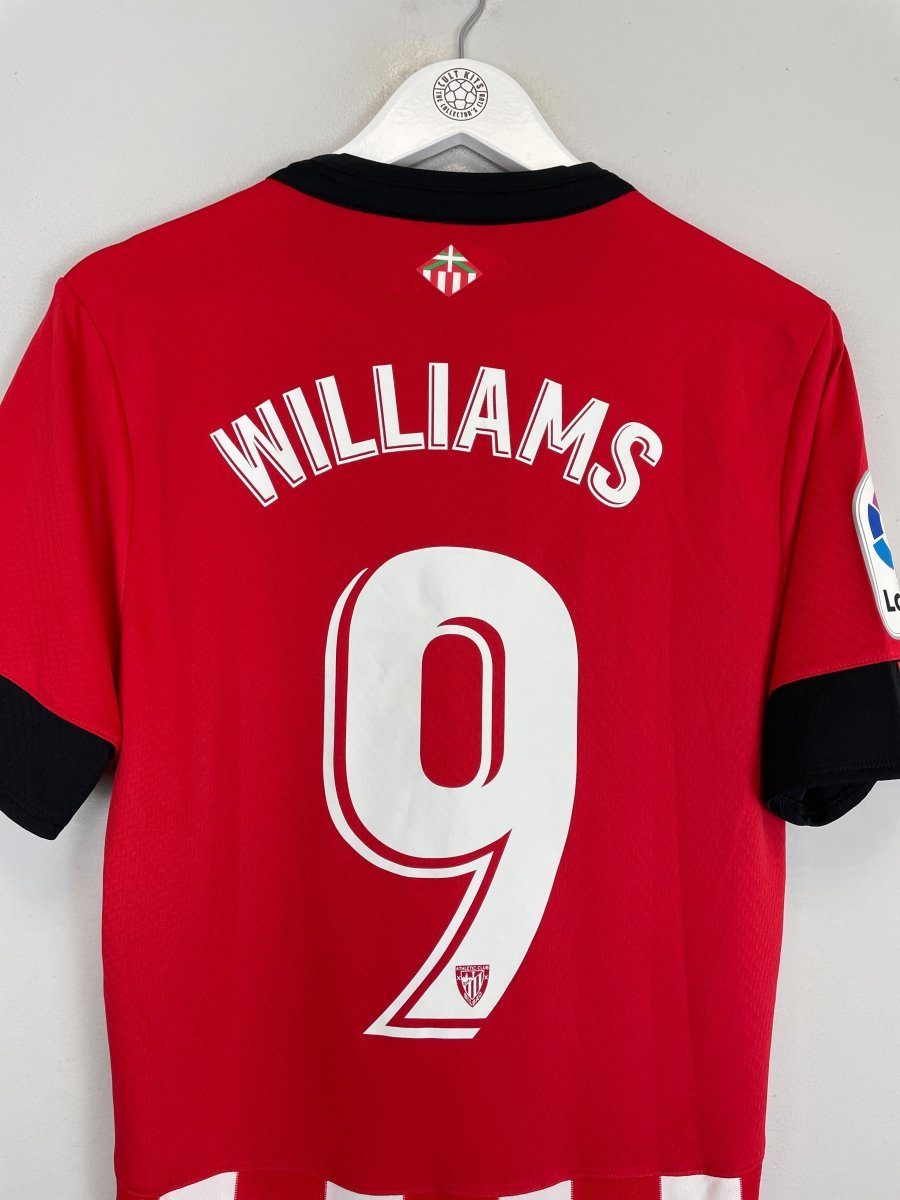 2022/23 ATHLETIC BILBAO WILLIAMS 9 *MATCH WORN* HOME SHIRT (L) NEW BALANCE - Cult Kits - Large - Buy Vintage Football Shirts, Authentic Retro Football Shirts For Sale, Classic Football Shirts & Soccer Jersey