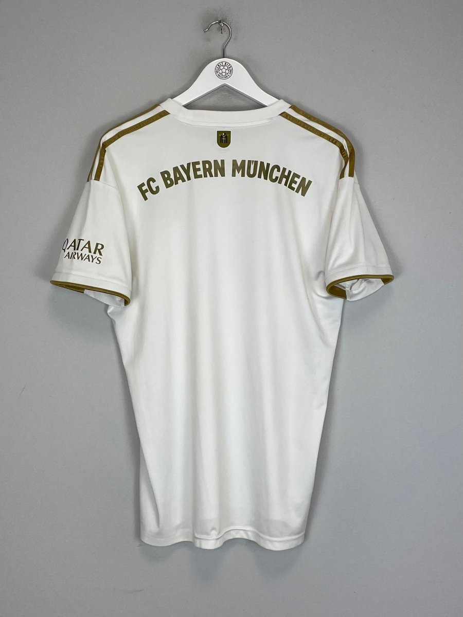 2022/23 BAYERN MUNICH AWAY SHIRT (L) ADIDAS - Cult Kits - Large - Buy Vintage Football Shirts, Authentic Retro Football Shirts For Sale, Classic Football Shirts & Soccer Jersey