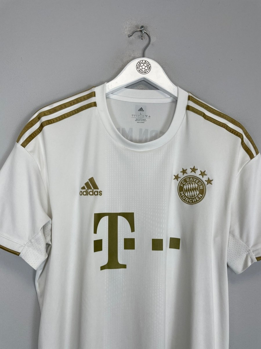 2022/23 BAYERN MUNICH AWAY SHIRT (L) ADIDAS - Cult Kits - Large - Buy Vintage Football Shirts, Authentic Retro Football Shirts For Sale, Classic Football Shirts & Soccer Jersey