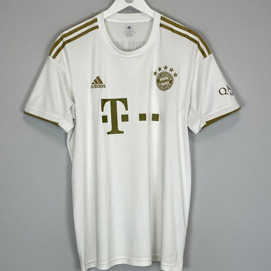 2022/23 BAYERN MUNICH AWAY SHIRT (L) ADIDAS - Cult Kits - Large - Buy Vintage Football Shirts, Authentic Retro Football Shirts For Sale, Classic Football Shirts & Soccer Jersey