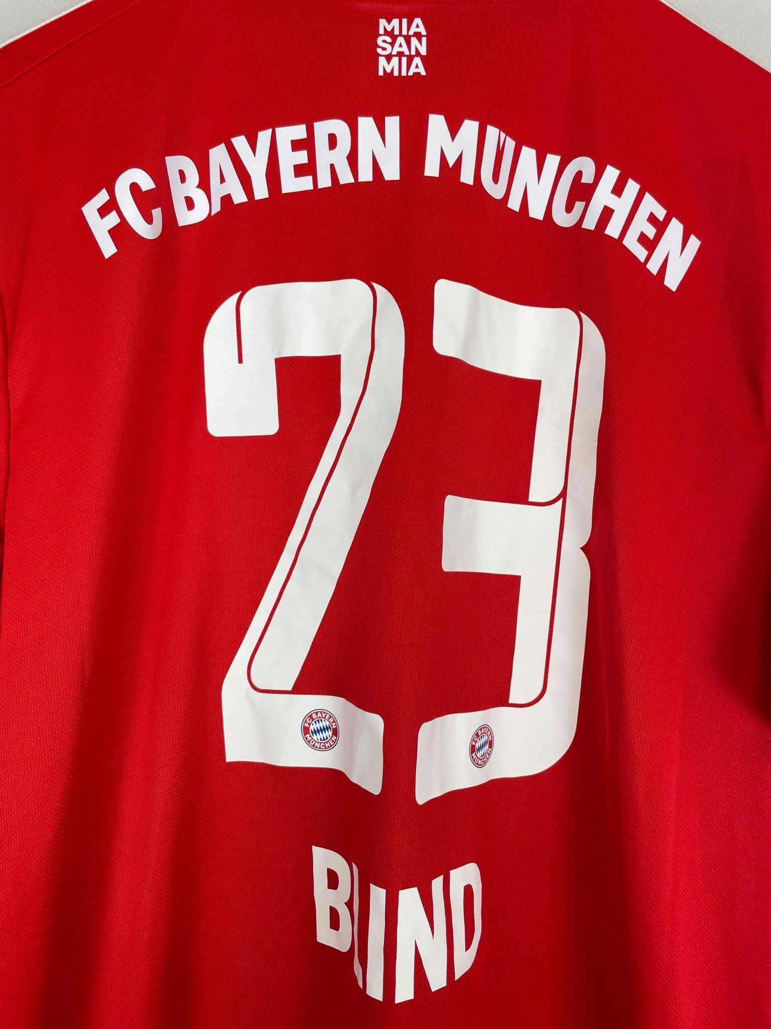 Shop 2022/23 BAYERN MUNICH BLIND #23 HOME SHIRT (XL) ADIDAS, classic football shirts, vintage football shirts & retro soccer jerseys at Cult Kits