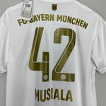 Shop 2022/23 BAYERN MUNICH MUSIALA #42 *BNWT* AWAY SHIRT (M) ADIDAS, classic football shirts, vintage football shirts & retro soccer jerseys at Cult Kits