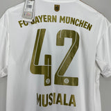 Shop 2022/23 BAYERN MUNICH MUSIALA #42 *BNWT* AWAY SHIRT (M) ADIDAS, classic football shirts, vintage football shirts & retro soccer jerseys at Cult Kits