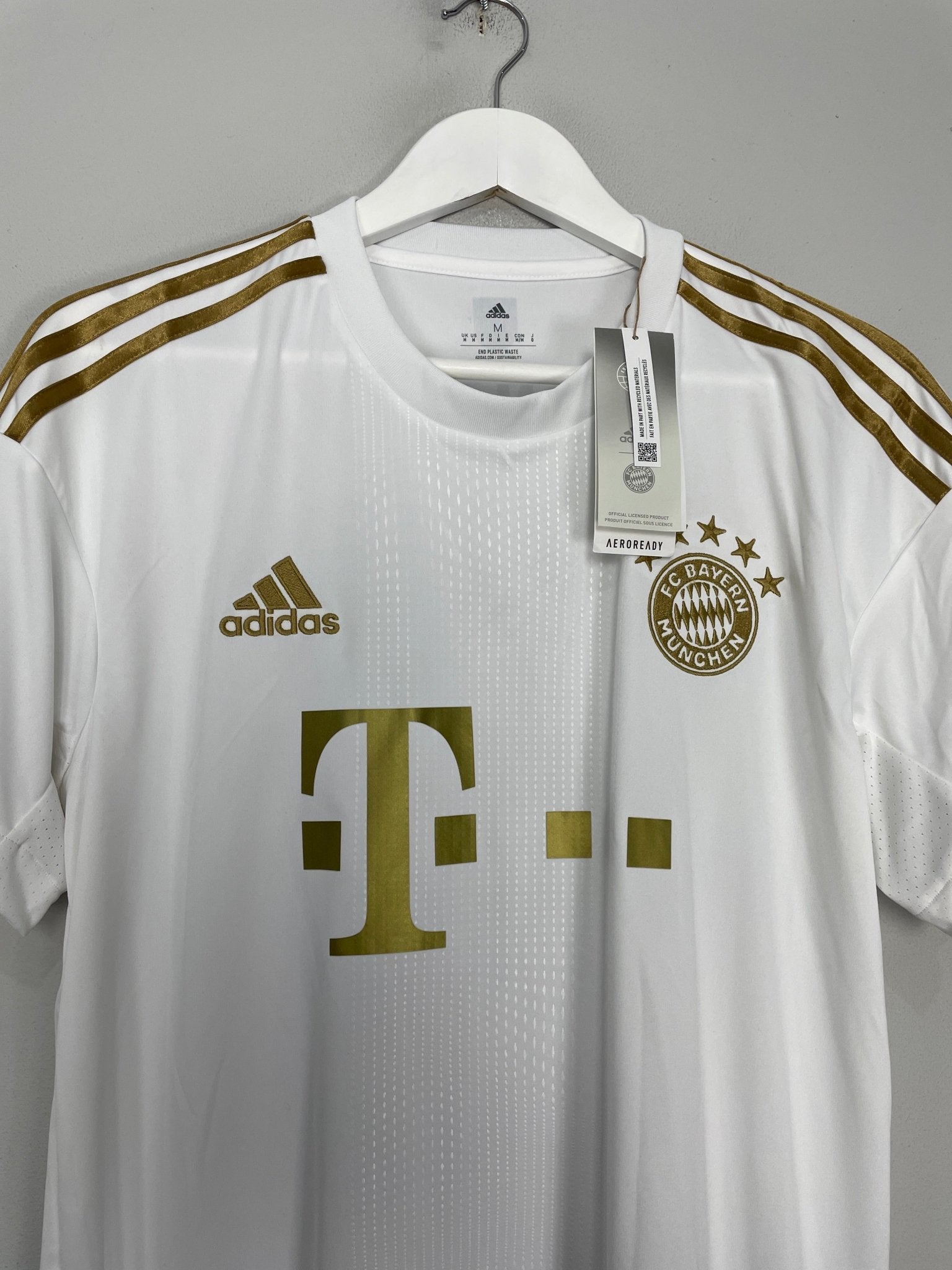 Shop 2022/23 BAYERN MUNICH MUSIALA #42 *BNWT* AWAY SHIRT (M) ADIDAS, classic football shirts, vintage football shirts & retro soccer jerseys at Cult Kits