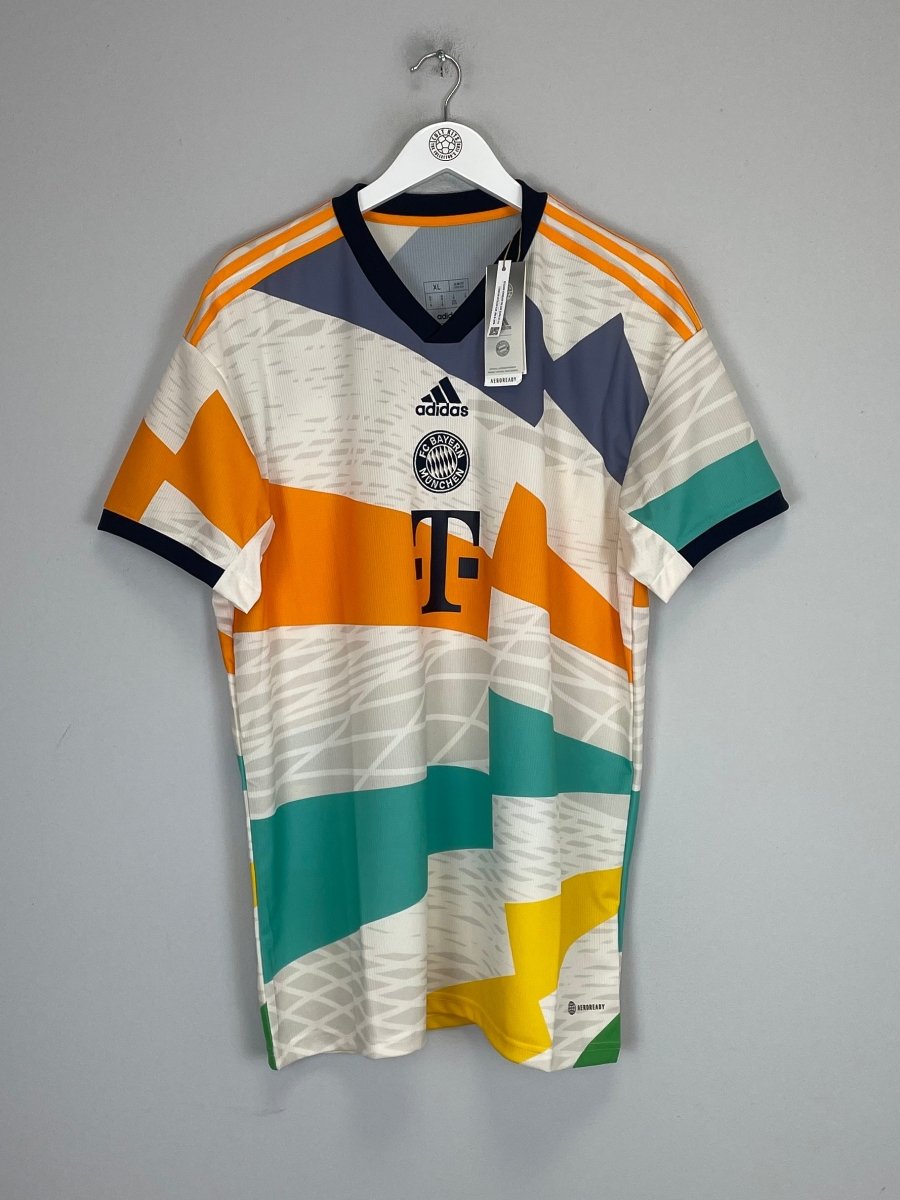 2022/23 BAYERN MUNICH MUSIALA 42 *BNWT* FOURTH SHIRT (XL) ADIDAS - Cult Kits - XL - Buy Vintage Football Shirts, Authentic Retro Football Shirts For Sale, Classic Football Shirts & Soccer Jersey