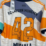 2022/23 BAYERN MUNICH MUSIALA 42 *BNWT* FOURTH SHIRT (XL) ADIDAS - Cult Kits - XL - Buy Vintage Football Shirts, Authentic Retro Football Shirts For Sale, Classic Football Shirts & Soccer Jersey