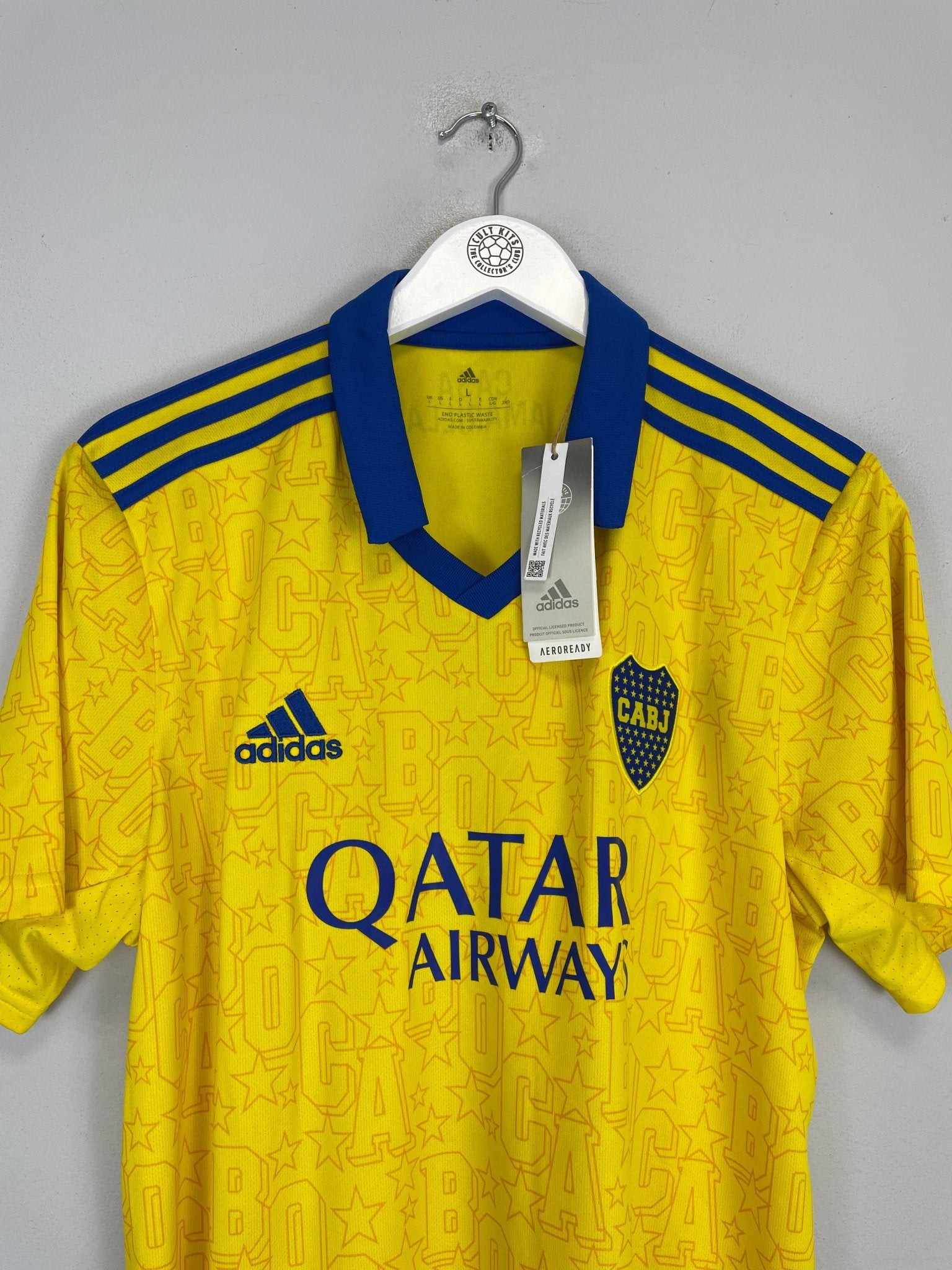 Shop 2022/23 BOCA JUNIORS *BNWT* THIRD SHIRT (L) ADIDAS, classic football shirts, vintage football shirts & retro soccer jerseys at Cult Kits