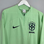 Shop 2022/23 BRAZIL 1/4 ZIP (M) NIKE, classic football shirts, vintage football shirts & retro soccer jerseys at Cult Kits